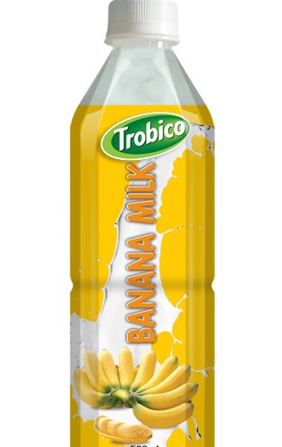 Banana milk pet bottle 500ml